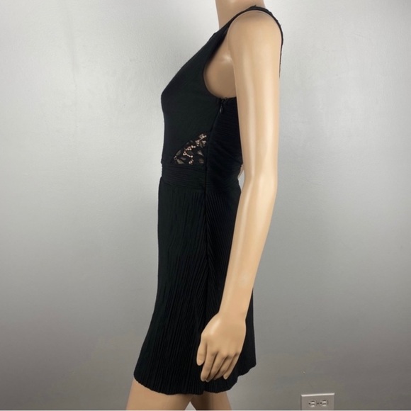 ALLSAINTS BLACK SLEEVELESS MINI DRESS - Picture 5 of 8